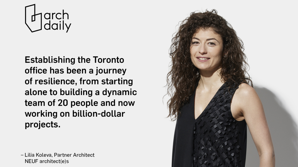 NEUF PARTNER LILIA KOLEVA FEATURED ON ARCHDAILY