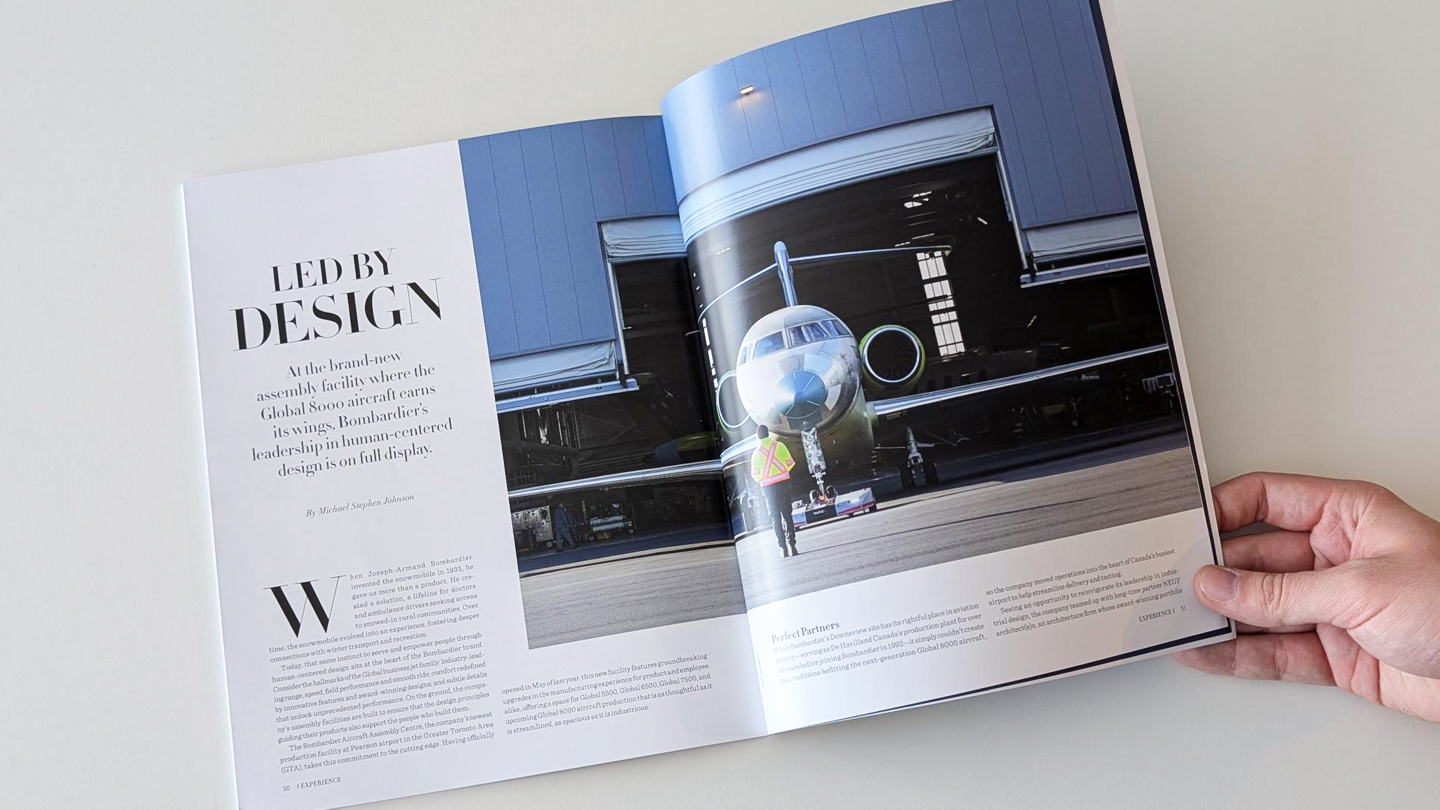 BOMBARDIER : Guidé par le design